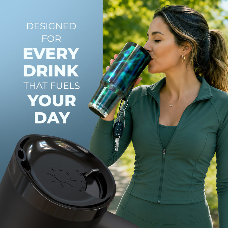 Thicc 50oz Black Lace